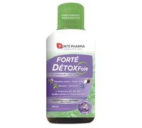 Forté Pharma - Forté Detox Foie, Complementaire alimentaire bien etre du foie - Desmodium Chardon marie, Radis Noir, Vitamines - Draineur - Flacon 500 ml, 10 jours