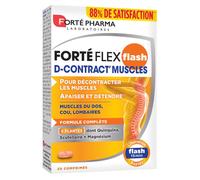 Forté Pharma - Forté Flex Flash D'Contract Muscles - Complément Alimentaire Décontractant Musculaire Détente des muscles - Quinquina Magnésium Sureau Prêle - 20 comprimés, 2/jour