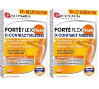 Forté Pharma - Forté Flex Flash D'Contract Muscles - Complément Alimentaire Décontractant Musculaire Détente des muscles - Quinquina Magnésium Sureau Prêle - 20 comprimés, 2/jour (Lot de 2)