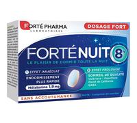 Forté Pharma Complément sommeil FortéNuit 8h Mélatonine & Plantes 15 comprimés