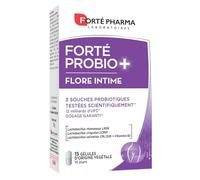 Forté Pharma - Forté Probio+ Flore Intime - Complement alimetaire, souche probiotique flore vaginale et urinaire - Lactobacillus rhamnosus - Gélules gastro-résistantes - 15 gélules, 1/jour