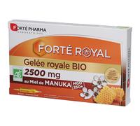 Forté Pharma Gelée Royale Bio 2500mg Au Miel De Manuka Ampoules 10x15ml