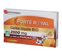 Forté Pharma Gelée Royale Bio 2500mg Au Miel De Manuka Ampoules 10x15ml