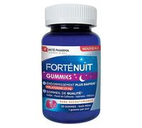 Forté Pharma FortéNuit Gummies Mélatonine 1,9 mg Sommeil 30 gommes Goût Myrtille