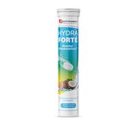 Forté Pharma - Hydra Forté Coco Passion - Electrolyte hydratation - Vitamine C Magnesium, Vitamine D, Minéraux - Sport, Chaleur, Voyage - 24 comprimés cffervescents (1-2/Jour, 24 Jours)