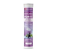 Forté Pharma – Complément effervescent Jambes Légères – Vigne rouge & Magnésium – 24 comp. cassis