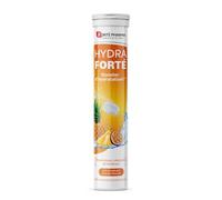 Forté Pharma Hydratation Hydra Forté Ananas Passion 24 cp effervescents | Sport, chaleur, voyages, maux de tête, Electrolytes + vitamines C,D et magnesium, 1 à 2/jour selon le besoin