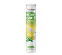 Forté Pharma - Hydra Forté Citron Menthe - Electrolyte hydratation - Vitamine C Magnesium, Vitamine D, Minéraux - Sport, Chaleur, Voyage - 24 comprimés cffervescents (1-2/Jour, 24 Jours)
