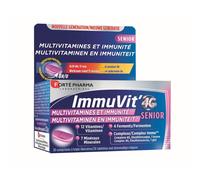 Forté Pharma ImmuVit'4G Multivitamines Et Immunité Sénior 30 Comprimés À Triple Libération