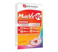 Forté Pharma Multivit' 4G Énergie Format 2 Mois 60 Comprimés Bi-Couches