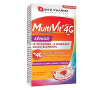 Forté Pharma – Multivit' 4G Sénior – Vitamines Vitalité et Défenses – 30 comprimés