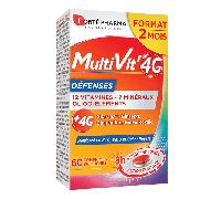 Forté Pharma Multivit'4G Défenses Gelée royale Vitamine C Zinc 60 comprimés