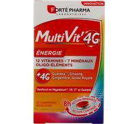 Forté Pharma MultiVit'4G Énergie 30 Comprimés