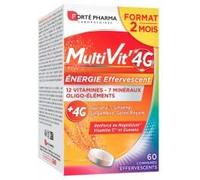 Forté Pharma MultiVit'4G Énergie Effervescent 60comp
