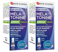 Forté Pharma Spray Mélatonine 1900 Nuit 2x20 ml