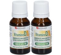 Forté Pharma Vitamine D3 1000 UI Fluide 2x15 ml