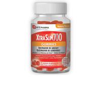 Forté Pharma XTRASLIM 700 Gummies 60 unités - Complément alimentaire perte de poids avec wakamé, curcuma, guarana, vitamines B1/B6 et choline