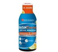 Forté Pharma XtraSlim Chrono Détox Draineur Minceur Citron & Concombre 450 ml