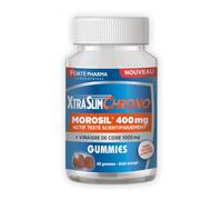 Forté Pharma XtraSlim Chrono Gommes Morosil 400 mg Vinaigre de cidre – 60 gommes goût orange