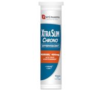 Forté Pharma - XtraSlim Chrono Morosil effervescent - Morosil 400mg testé scientifiquement*, Chrome, Zinc - Minceur perte de poids, Maintien d'une glycémie normale - 15 comprimés effervescents, 1/jour