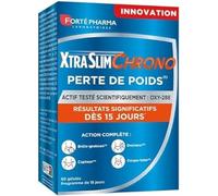 Forté Pharma - Complément alimentaire minceur XtraSlim Chrono Nopal Piment - 15 jours - 60 gélules
