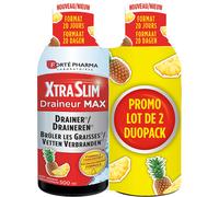 Forté Pharma XtraSlim Draineur Max Pour Brûler Les Graisses Bouteilles 2x500ml