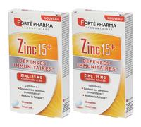 Forté Pharma Zinc 15+ Défenses Immunitaires Comprimé(S) 2x60 pc(s)