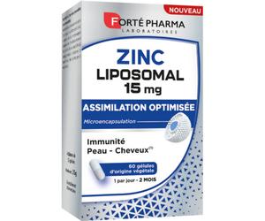 Forté Pharma Zinc Liposomal 15mg 60 Gélules
