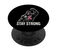 Forte Puissance de Lutte Contre Le Ruban Rose Gorilla PopSockets PopGrip Adhésif