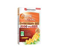 Forté Pharma – Complément alimentaire Gelée Royale Bio 3500 mg – 10 ampoules de 15 ml