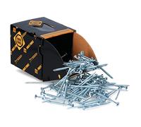 FORTE Tools Lot de 500 vis à bois universelles T15 3,5 x 16 mm (000040113860) galvanisées à tête fraisée Torx filetage complet Argenté