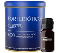Fortebióticos Chien 600 Gouttes 30 ML - Complement Alimentaire Chien Postbiotique - Alternative aux Probiotique Chien et Probiotiques Chien - Flore Intestinale Microbiote, Hygiène et Santé du Chien