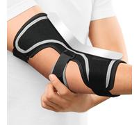 FORTEMOTUS Coudière Attelle, Orthèse du Coude pour Droite et Gauche pour Nerf Ccubital, Syndrome du Canal Cubital, Nuit Dormir et Jour Travaillant, pour Femme et Homme, L