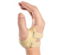 FORTEMOTUS Orthèse de Pouce Droite, Bandage Orthopédique CMC avec Attelle Pouce, Soulagement de Douleur pour l'arthrose et Arthrite de l'articulation en Selle du Pouce(Couleur de Peau, S, 16-19 cm)