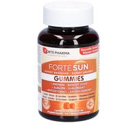 Forté Pharma Forté Sun Expert Bronzage Gummies Complément Alimentaire Gout Framboise 60 Gommes