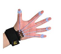 Fortifiant les doigts, 5 exercices élastiques en silicone et renforcement de la main, ensemble d'entraînement portable pour l' -bras pour améliorer le renforcement des poignées
