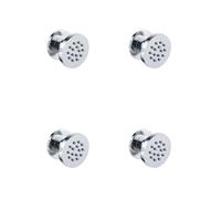 Fortifura Calvi douchette latérale - 5cm - ronde - 4 pièces - chrome SW1108835x4