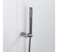 Fortifura calvi ensemble de douche à main comprenant une douchette à main, un support et un flexible de douche anti-torsion Gunmetal brossé PVD SW766537/SW720568/SW706207