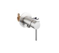 Fortifura Calvi Mélangeur Bidet - avec support de douchette - inox brossé SW1236930