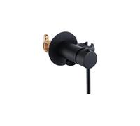 Fortifura Calvi Mélangeur Bidet - avec support de douchette - noir mat SW1236929
