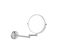 Fortifura Calvi Miroir maquillage - 20 cm - grossissement 1x et 3x - rond - finition PVD en inox brossé. SW1126038