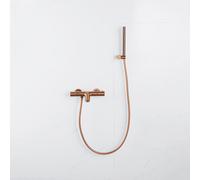 Fortifura Calvi Mitigeur baignoire thermostatique - douchette stick - support douchette - flexible métal - Cuivre brossé PVD (cuivre) SW970048/SW970037/SW970044/SW970046