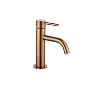 Fortifura Calvi Slim Robinet de lavabo - 17,4cm - montage apparente - cuivre brossé PVD (Cuivre) SW970029