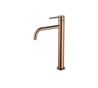 Fortifura Calvi Slim Robinet lavabo - 32.6cm - rehaussé - cuivre brossé PVD SW970030