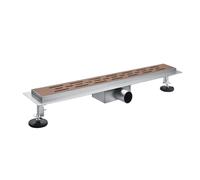 Fortifura Galeria Caniveau de douche - 100cm - avec bride de sol - avec grille - Cuivre brossé SW679912 / SW956233