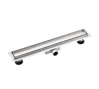 Fortifura Galeria Caniveau de douche 90cm grille à carreler et bride de sol en acier inoxydable SW679911/SW679925