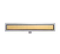 Fortifura Galeria grille réversible - 180cm - Laiton brossé PVD (Or) A02S-180-geborsteldmessing