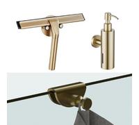 Fortifura kit d'accessoires - raclette à vitres - distributeur de savon - crochet pour serviette - laiton brossé SW1211579/SW1111569/SW1152337