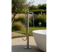 Fortifura Outdoor Robinet de baignoire sur pied inox brossé ML9011-BN