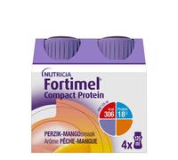 Fortimel Compact Protein Pêche - Mangue Solution(S) Buvable(S) 4x125 ml